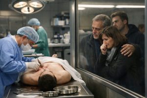 Médecin légiste dans une salle d’autopsie illustrant la décision d’autopsie et la place de la famille face à un examen post-mortem