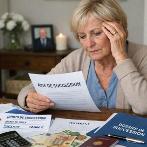 Documents sur les droits de succession entre non-parents, avec mention du taux de 60 % pour les amis et concubins